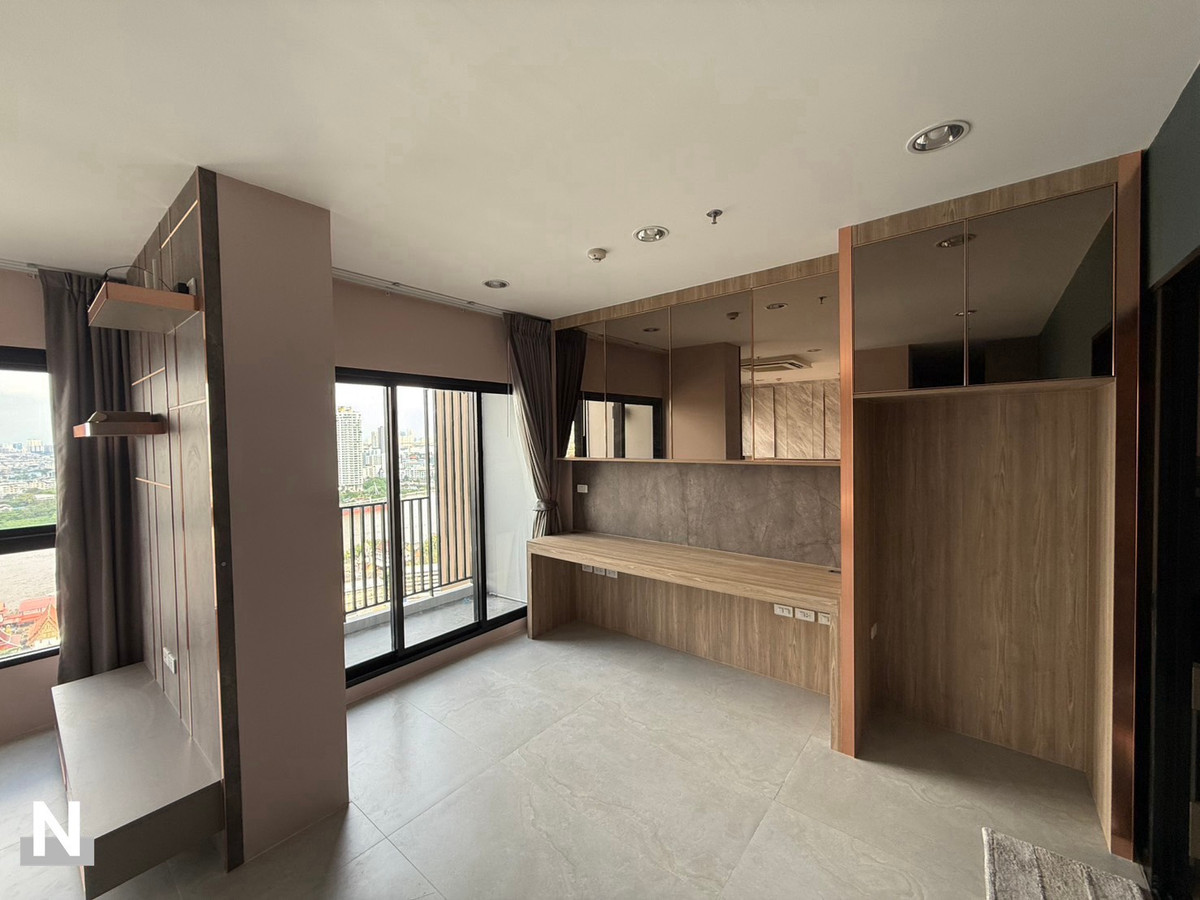 ให้เช่าคอนโดวงเวียนใหญ่ เจริญนคร : ห้องใหม่ พร้อมเข้าอยู่ !! ให้เช่า / Rent  นิช โมโน เจริญนคร ราษฎร์บูรณะ ห้องใหม่ ห้องกว้าง มุมสวยแดดไม่ร้อน