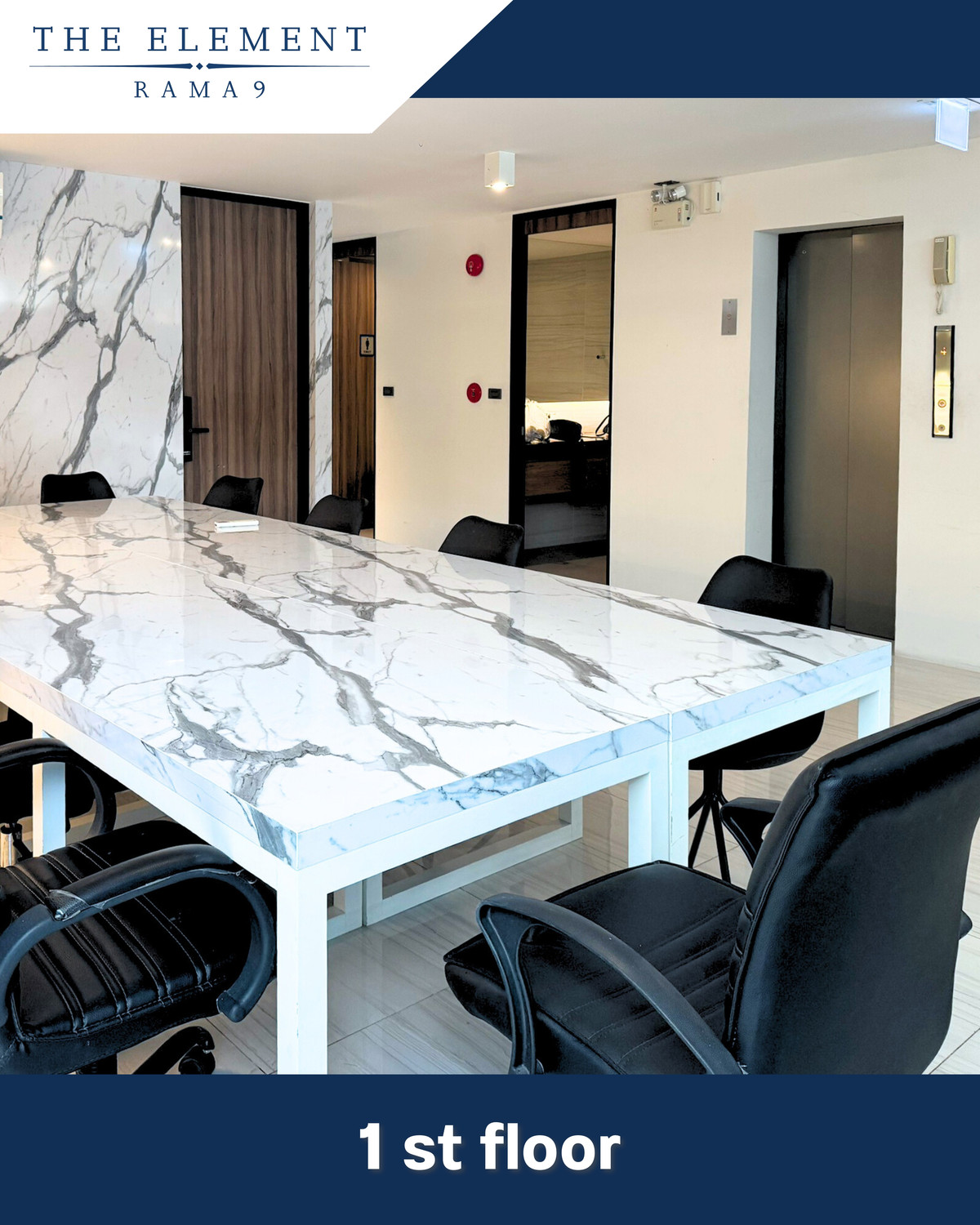 โฮมออฟฟิศพระราม 9 เพชรบุรีตัดใหม่ RCA : โฮมออฟฟิศหรู ย่านพระราม 9 | The Element Rama 9 Fully Built-in | Fully Furnished | Move-in Ready | ติดห้างเดอะไนท์ 1 นาที