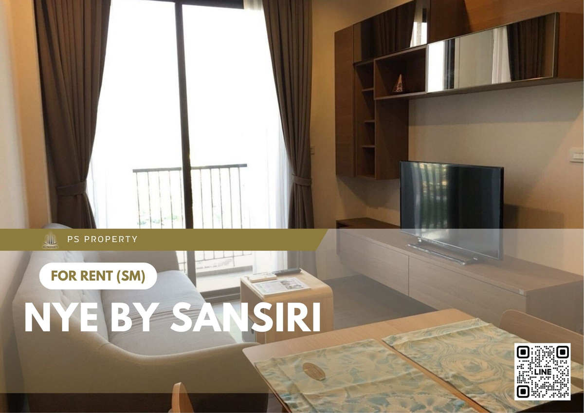 For RentCondoWongwianyai, Charoennakor : For rent 📍 Nye by Sansiri 📍 Fully furnished and equipped, near BTS Wongwian Yai