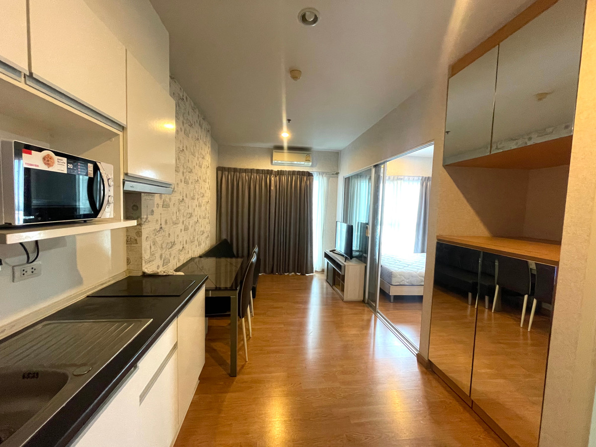 For RentCondoBang kae, Phetkasem : For rent, beautiful room with washing machine, Condo The Parkland Phetkasem | next to Lak Song MRT.