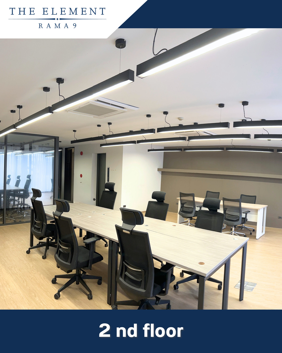 โฮมออฟฟิศพระราม 9 เพชรบุรีตัดใหม่ RCA : โฮมออฟฟิศหรู ย่านพระราม 9 | The Element Rama 9 Fully Built-in | Fully Furnished | Move-in Ready | ติดห้างเดอะไนท์ 1 นาที