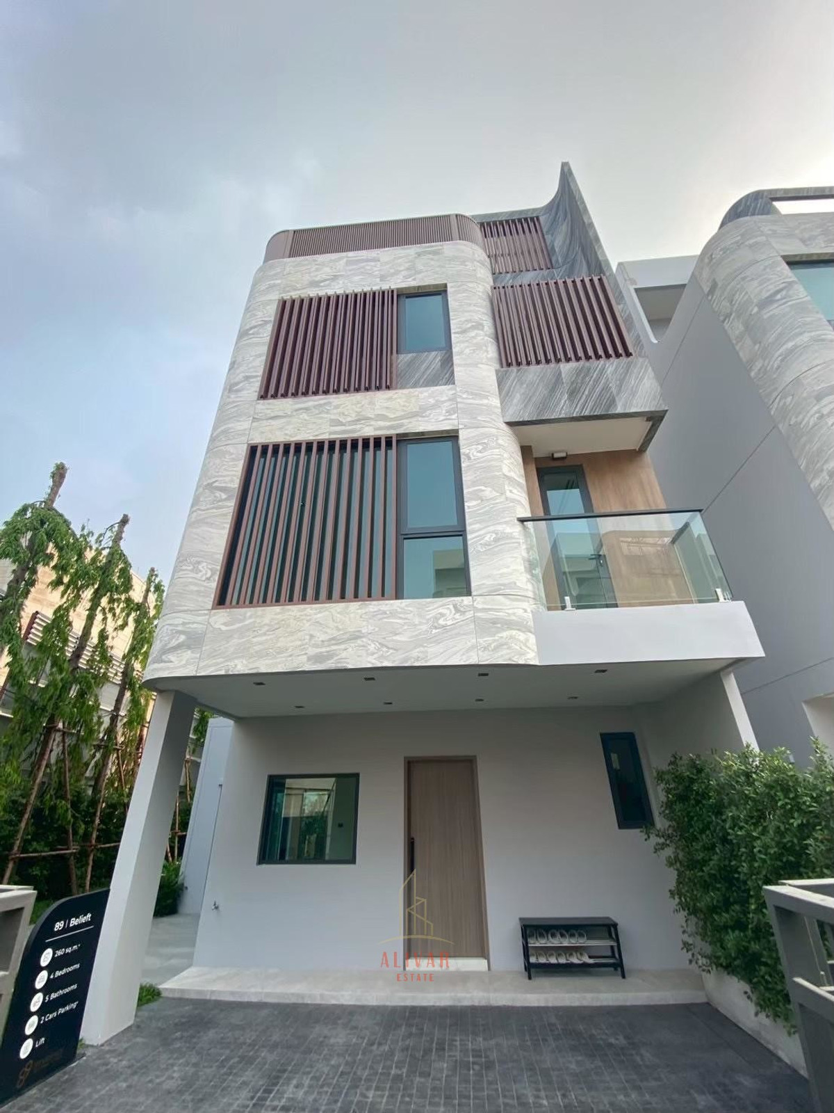 ทาวน์โฮมรัชดา ห้วยขวาง : RH101425 ขาย/ให้เช่า ทาวน์โฮม 4ชั้น พร้อมลิฟต์  at 89 Residence Ratchada-Rama 9 ใกล้ MRT ศูนย์วัฒธรรม