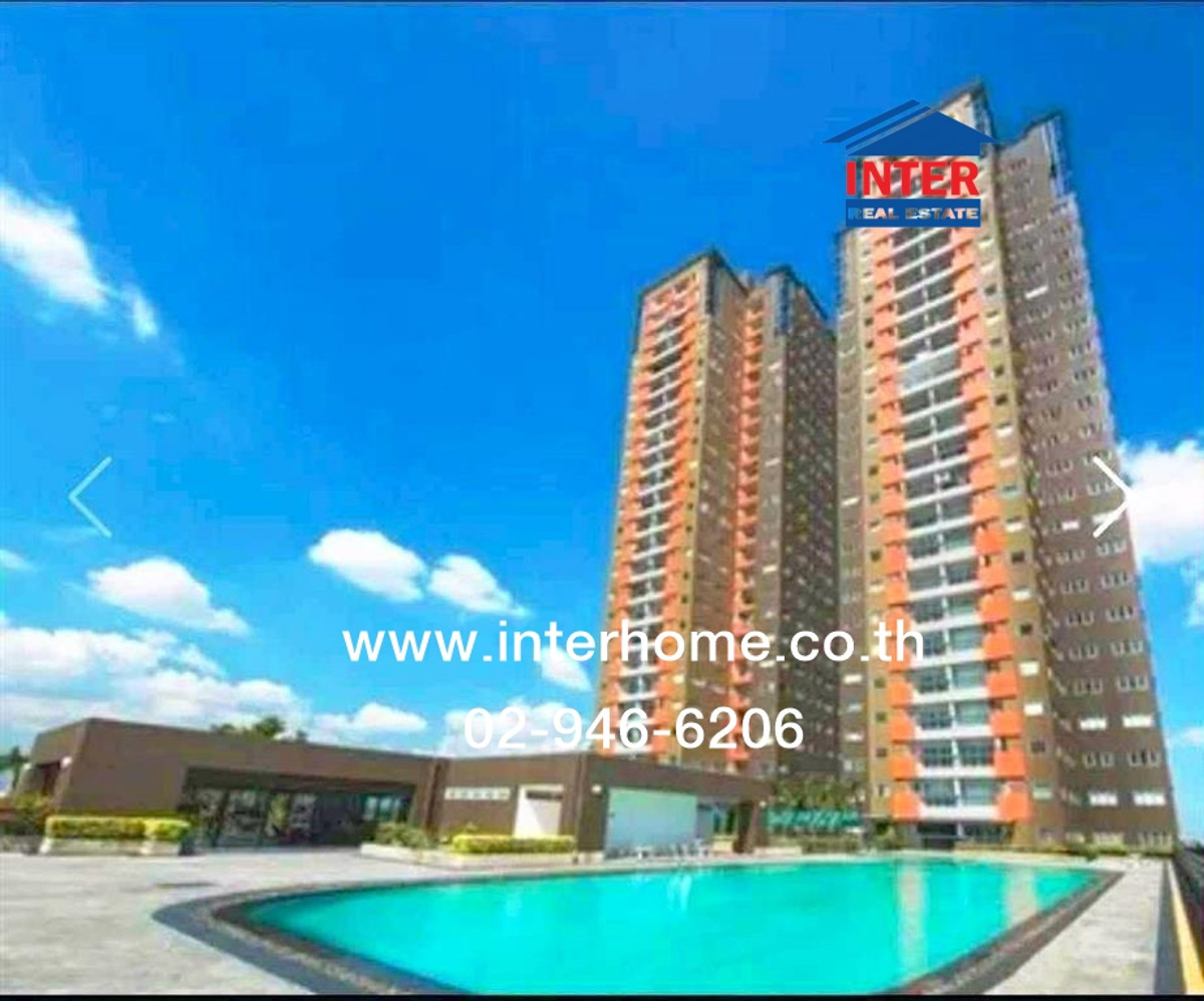 For SaleCondoBangna, Bearing, Lasalle : Condominium 62.23 sq m. Condo Bangna Residence, near BTS Bangna, Old Railway Road Paknam, Sanphawut Road, Phra Khanong District, Bangkok.
