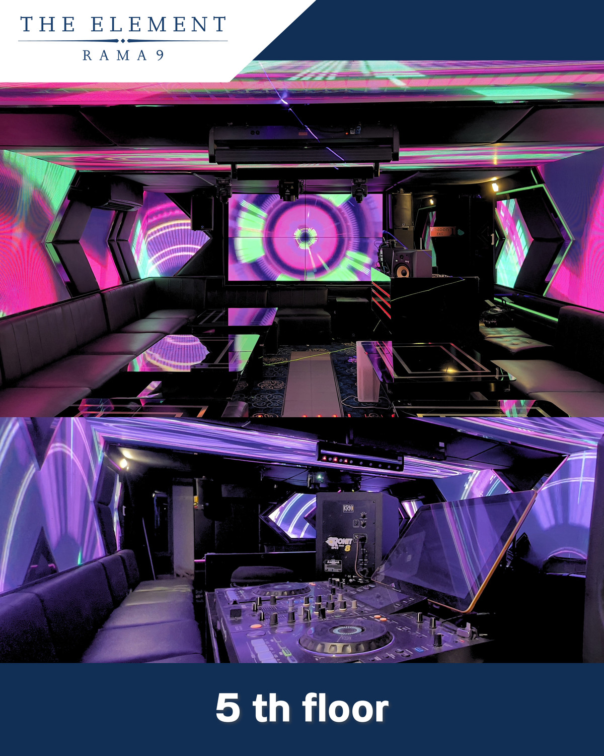 โฮมออฟฟิศพระราม 9 เพชรบุรีตัดใหม่ RCA : โฮมออฟฟิศหรู ย่านพระราม 9 | The Element Rama 9 Fully Built-in | Fully Furnished | Move-in Ready | ติดห้างเดอะไนท์ 1 นาที