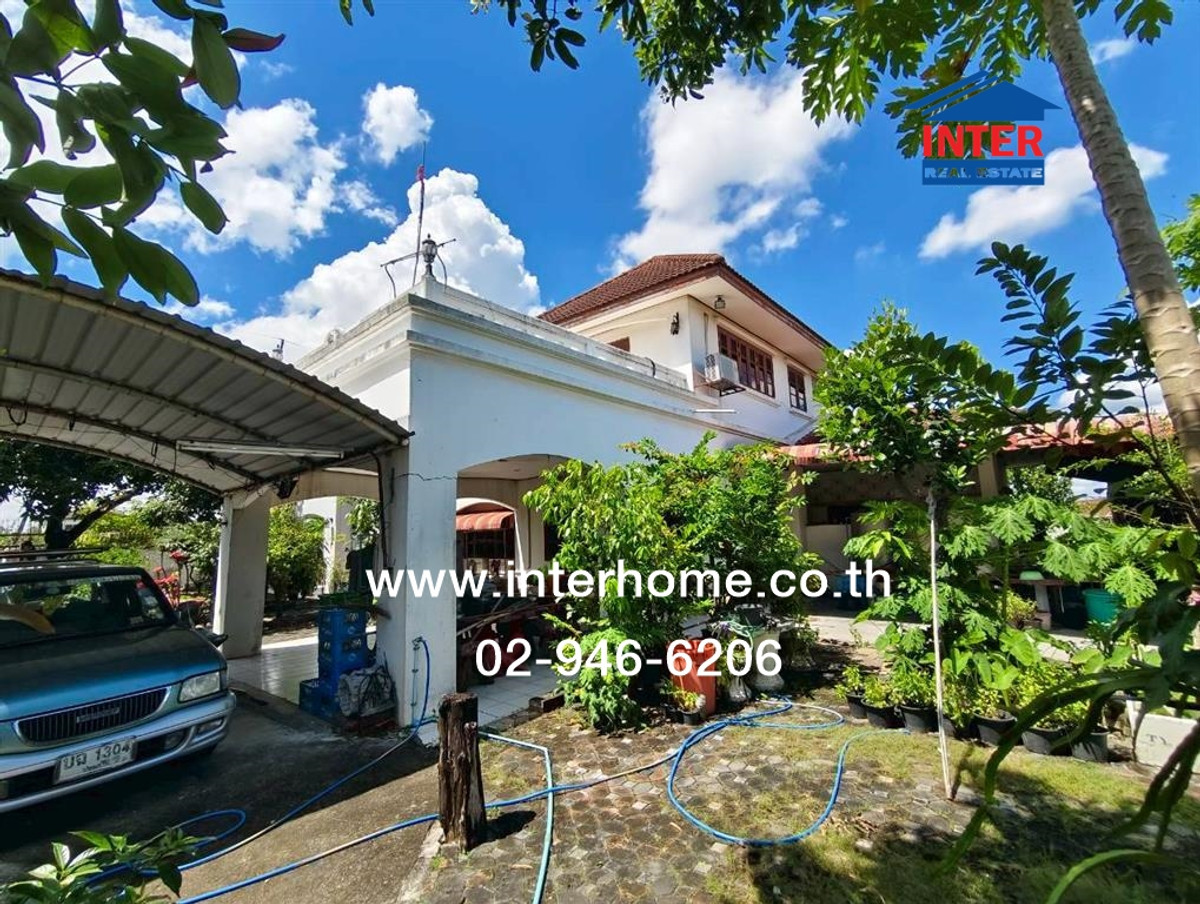 บ้านเดี่ยว 2 ชั้น 216 ตร.ว. หมู่บ้านรังสิตการ์เด้นซิตี้ ถนนรังสิต-นครนายก ถนนกาญจนาภิเษก ธัญบุรี ปทุมธานี Loading...