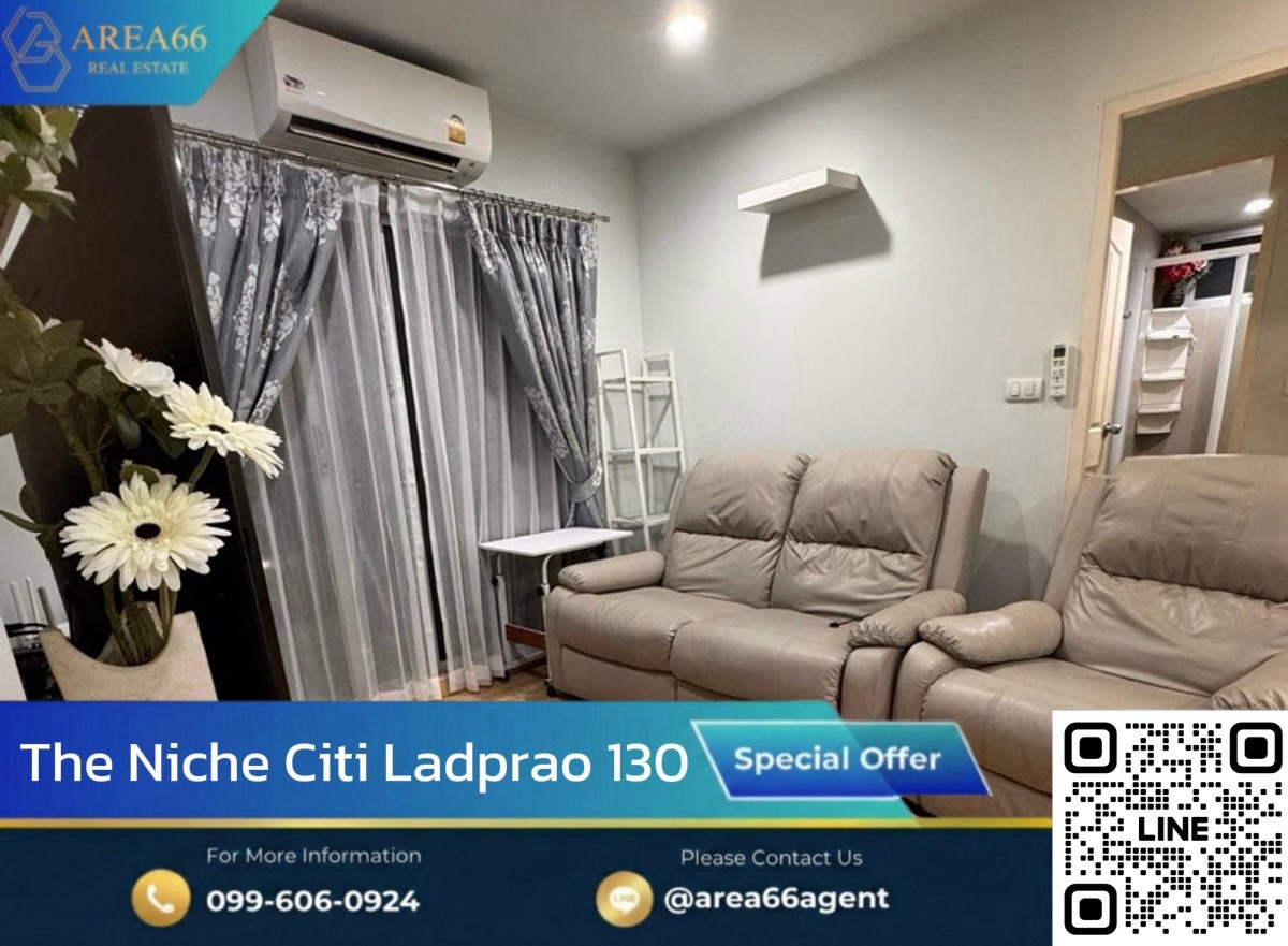 For SaleCondoLadprao101, Happy Land, The Mall Bang Kapi : 🔥Condo for sale The Niche Citi Ladprao 130