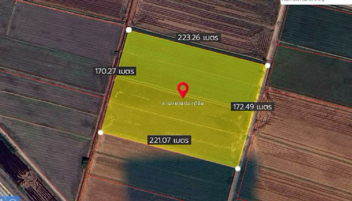 ขายที่ดินสระบุรี : ที่นา 23-3-87 ไร่ แปลงสี่เหลี่ยม ใกล้คลองชลประทาน ตำบลบ้านกลับ อำเภอหนองโดน จังหวัดสระบุรี