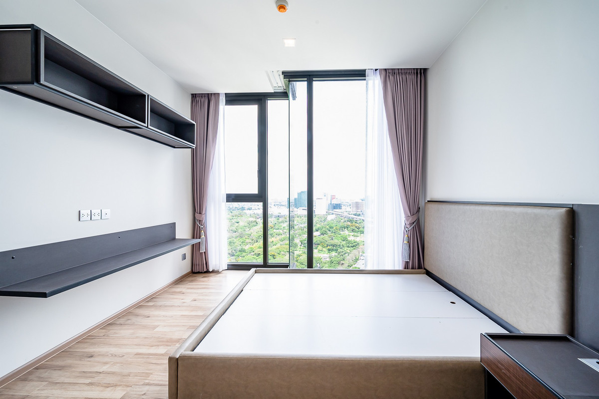 For SaleCondoSapankwai,Jatujak : Urgent sale! The Line Chatuchak-Mochit, garden view room, 30th floor, most beautiful view in the project 🌳