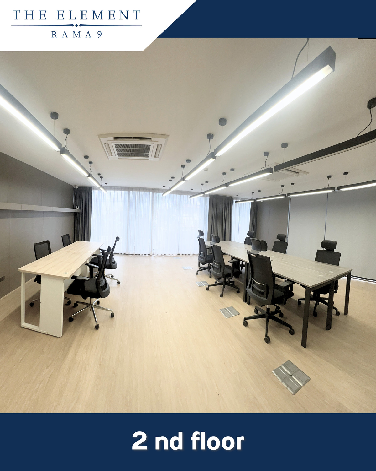 โฮมออฟฟิศพระราม 9 เพชรบุรีตัดใหม่ RCA : โฮมออฟฟิศหรู ย่านพระราม 9 | The Element Rama 9 Fully Built-in | Fully Furnished | Move-in Ready | ติดห้างเดอะไนท์ 1 นาที