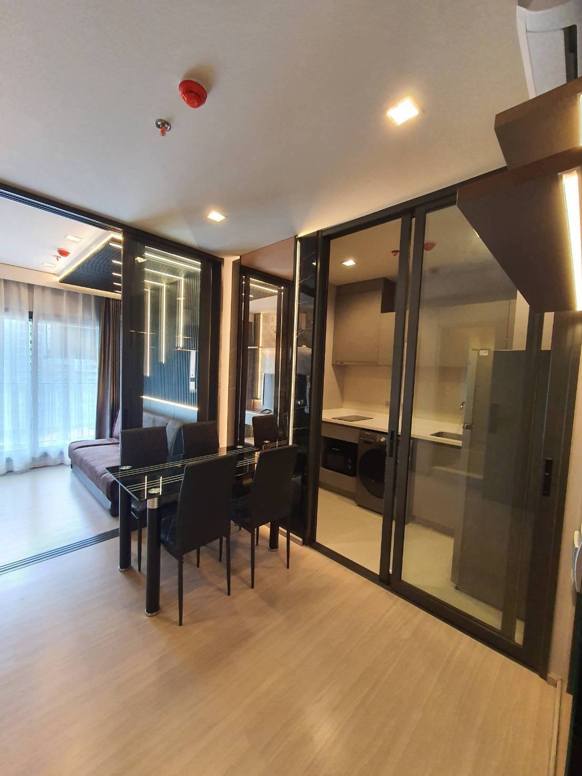 For RentCondoRama9, Petchburi, RCA : For rent RR1295 Life Asoke Hype, beautiful room, fully furnished, near MRT Rama 9.