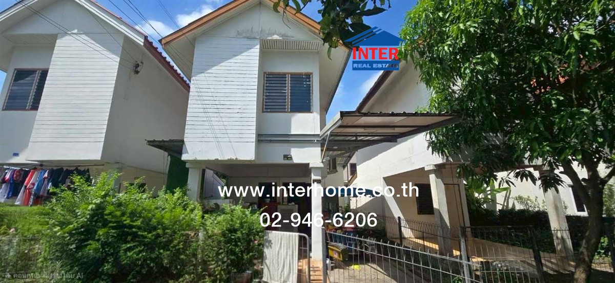 ขายบ้านปทุมธานี รังสิต ธรรมศาสตร์ : บ้านเดี่ยว 2 ชั้น 21 ตร.ว. หมู่บ้านเอื้ออาทร รังสิตคลอง5/3 ถนนกาญจนาภิเษก ถนนเลียบคลองห้า คลองหลวง ปทุมธานี
