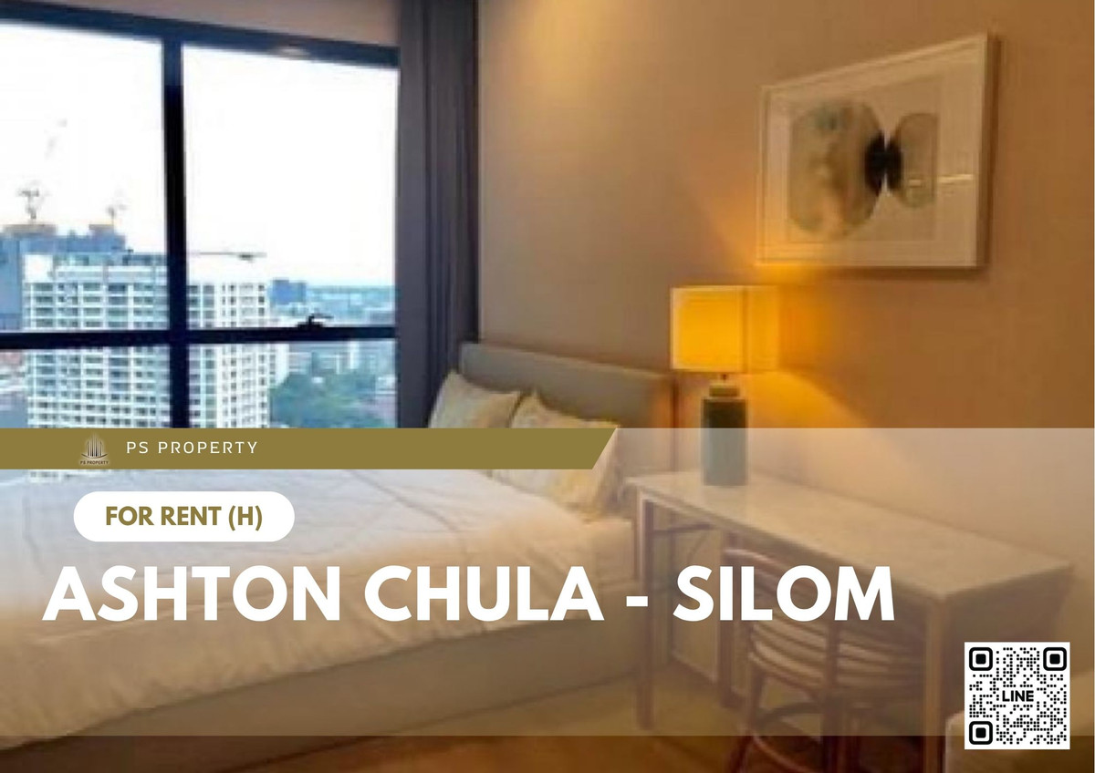 For RentCondoSiam Paragon ,Chulalongkorn,Samyan : For rent 📍 Ashton Chula - Silom 📍 Fully furnished and equipped, near BTS Saladaeng