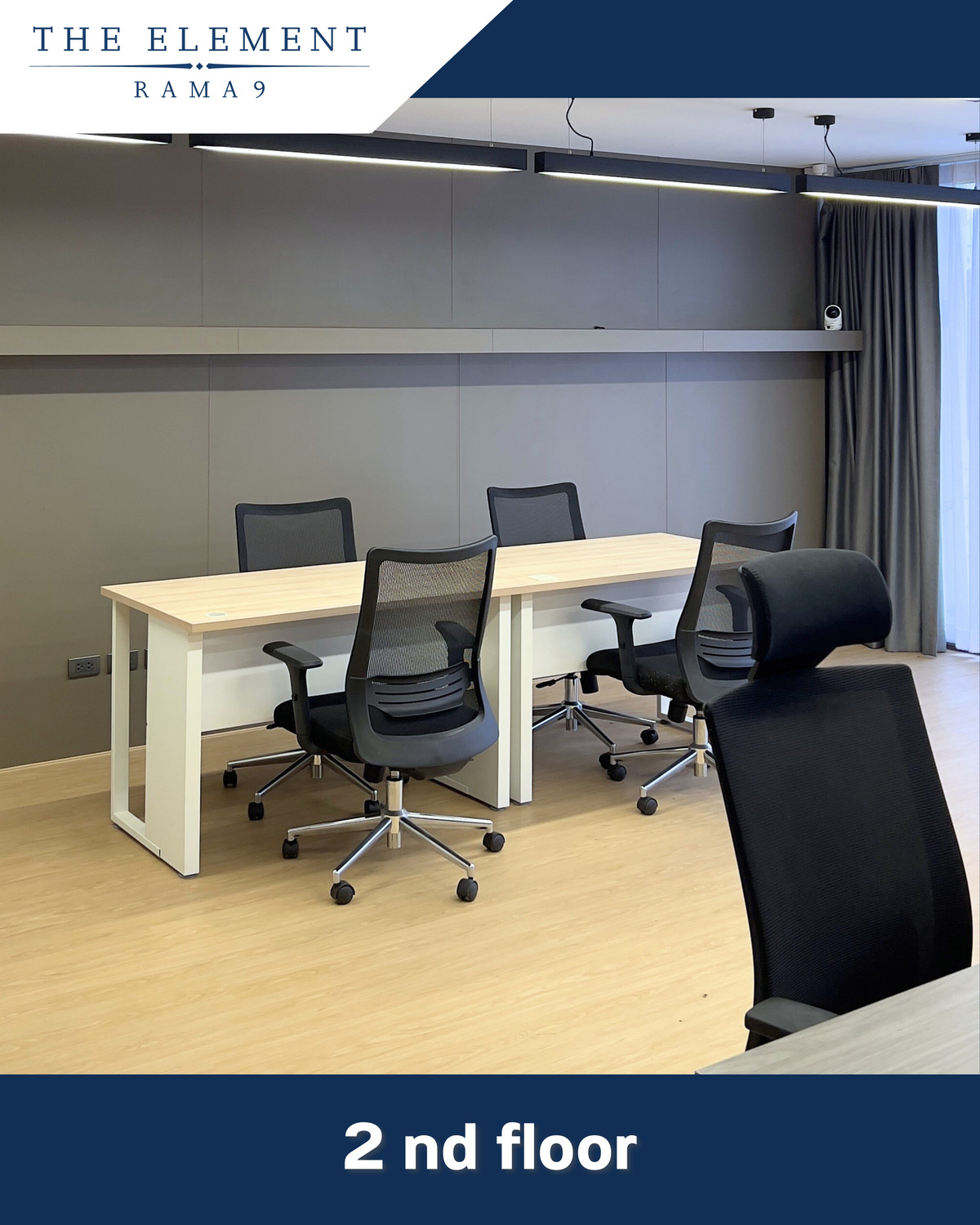 โฮมออฟฟิศพระราม 9 เพชรบุรีตัดใหม่ RCA : โฮมออฟฟิศหรู ย่านพระราม 9 | The Element Rama 9 Fully Built-in | Fully Furnished | Move-in Ready | ติดห้างเดอะไนท์ 1 นาที