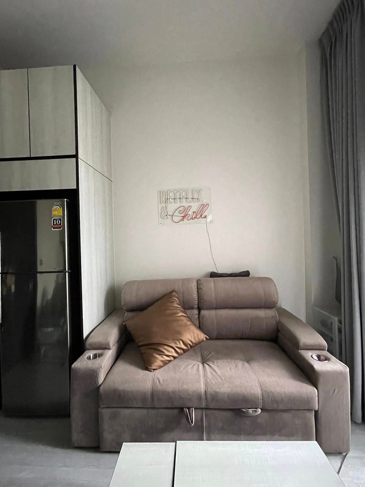 For RentCondoOnnut, Udomsuk : 📍 For rent! The Line Sukhumvit 101 | Fully furnished room, near BTS Punnawithi only 350 m. Ready to move in 1 Nov. 2025.