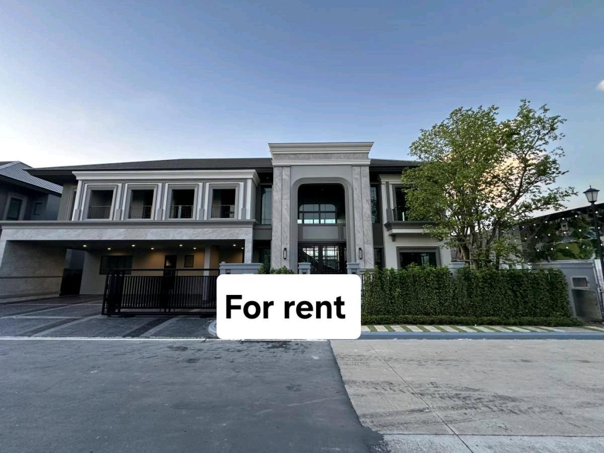 For RentHouseLadkrabang, Suwannaphum Airport : 🔥🔥 House for Rent Grand Bangkok Boulevard Krungthep Kreetha 🔥🔥 Nearby Brighton International school
