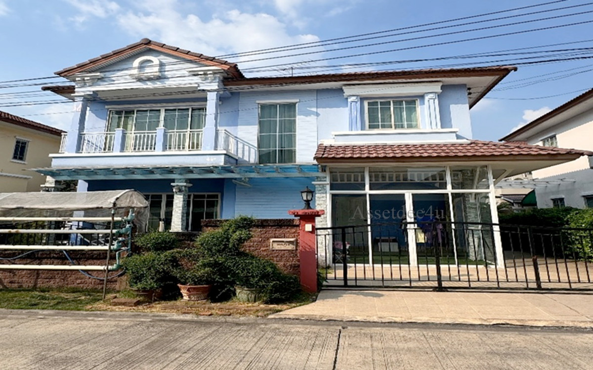 For RentHouseRama5, Ratchapruek, Bangkruai : House for rent Ratchaphruek AH494 Single house for rent Thanasiri Pinklao-Ratchaphruek. There is furniture. Near Rama 5 roundabout