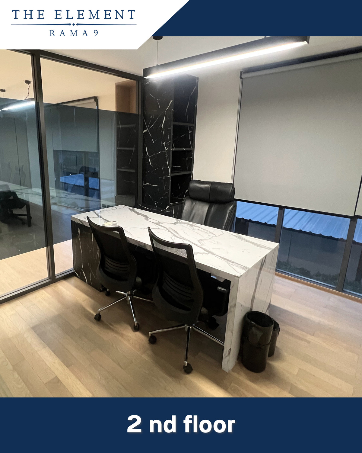 โฮมออฟฟิศพระราม 9 เพชรบุรีตัดใหม่ RCA : โฮมออฟฟิศหรู ย่านพระราม 9 | The Element Rama 9 Fully Built-in | Fully Furnished | Move-in Ready | ติดห้างเดอะไนท์ 1 นาที