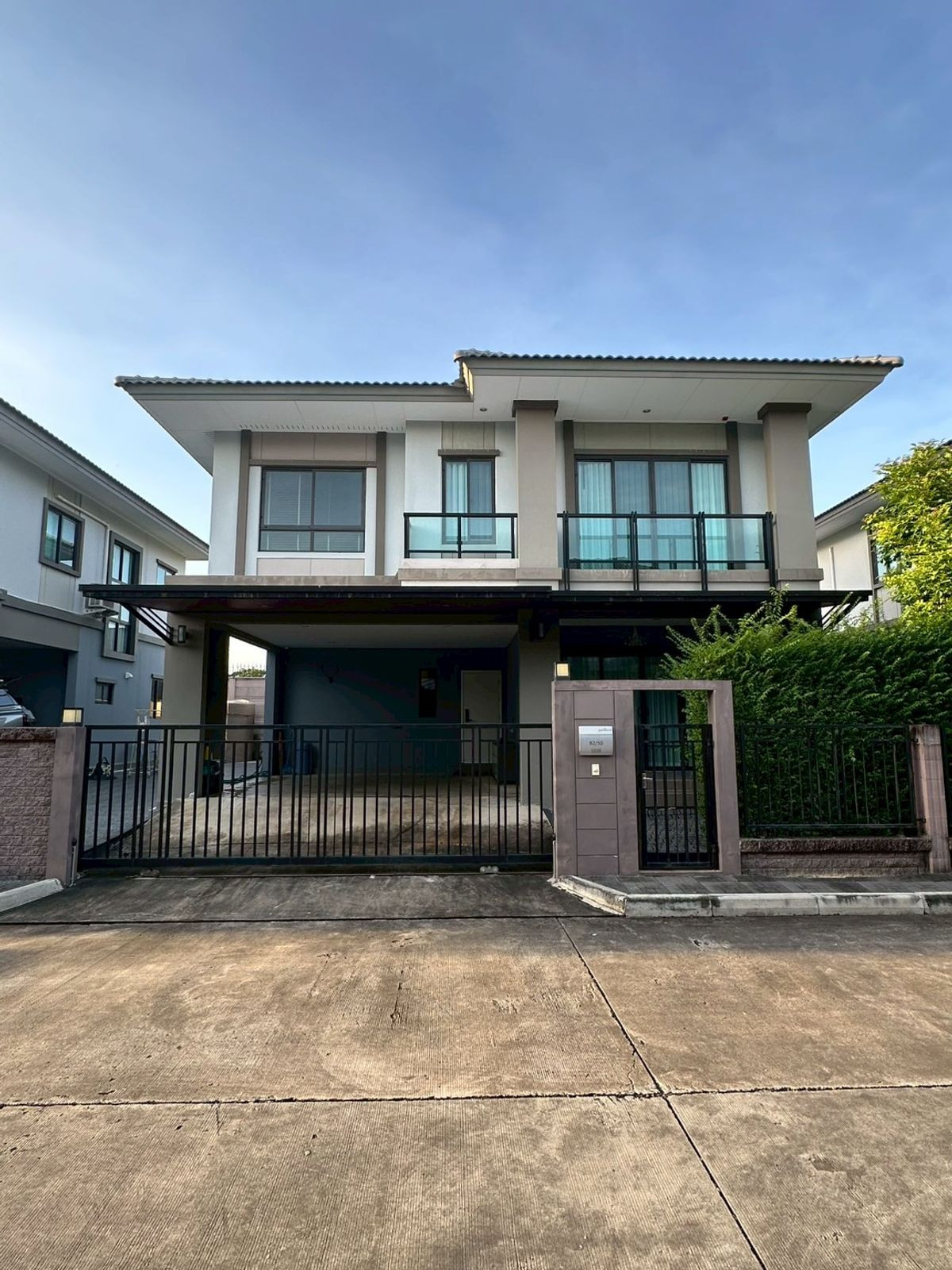 For SaleHouseSamut Prakan,Samrong : Detached House Passorn Bangna - Wongwaen / 3 Bedrooms (FOR SALE), Passorn Bangna - Wongwaen / Detached House 3 Bedrooms (FOR SALE) POON016