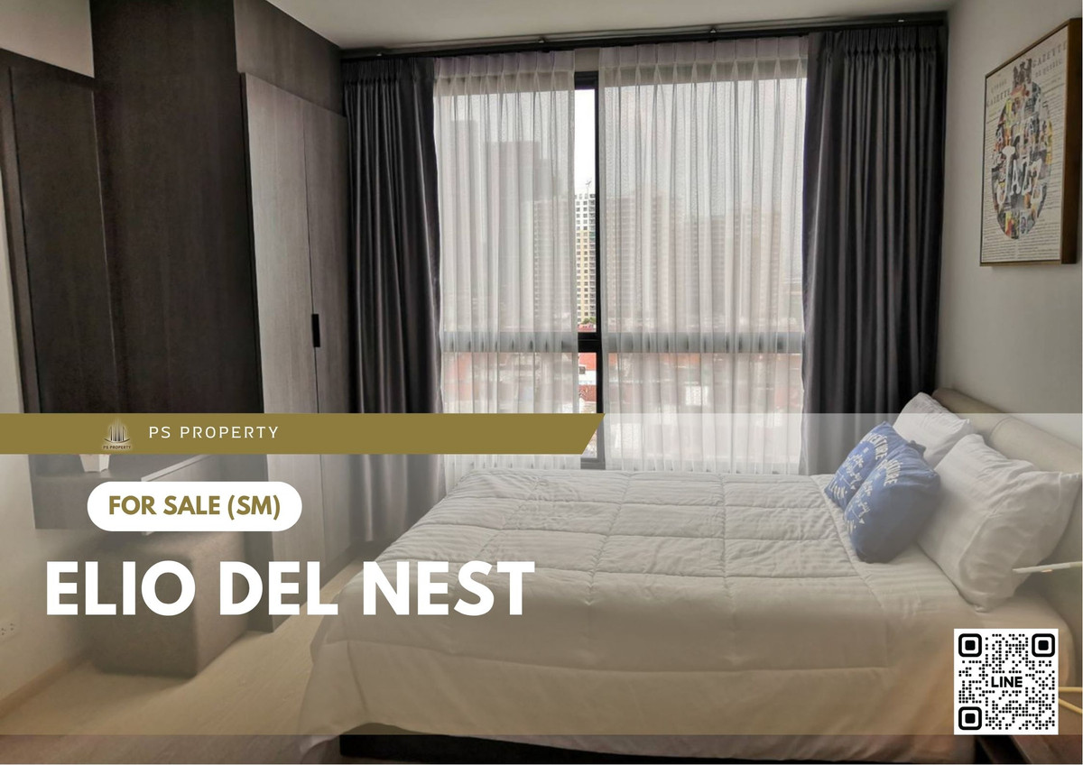 ขายคอนโดอ่อนนุช อุดมสุข : ขายด่วน 📍 Elio Del Nest 📍 เฟอร์นิเจอร์ และ เครื่องใช้ไฟฟ้าครบ ใกล้ BTS อุดมสุข