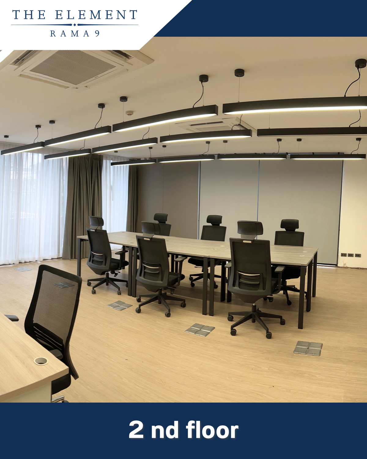 โฮมออฟฟิศพระราม 9 เพชรบุรีตัดใหม่ RCA : โฮมออฟฟิศหรู ย่านพระราม 9 | The Element Rama 9 Fully Built-in | Fully Furnished | Move-in Ready | ติดห้างเดอะไนท์ 1 นาที