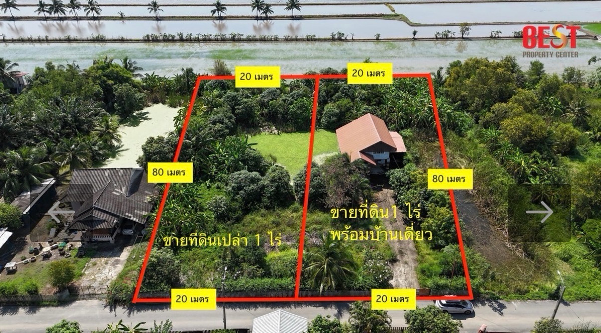 ขายที่ดินมีนบุรี-ร่มเกล้า : ขายที่ดิน 2 ไร่ หนองจอก พร้อมบ้านเดี่ยว 2 ชั้นเหมาะทำบ้านสวน หรือคาเฟ่ 