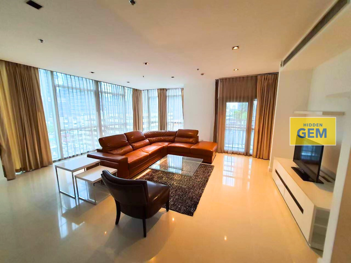 For RentCondoWitthayu, Chidlom, Langsuan, Ploenchit : 🔥🔥Ready to move in🔥🔥 189.53 sq.m. (3bed 3bath+maid's room) | Athenee Residence 🔥