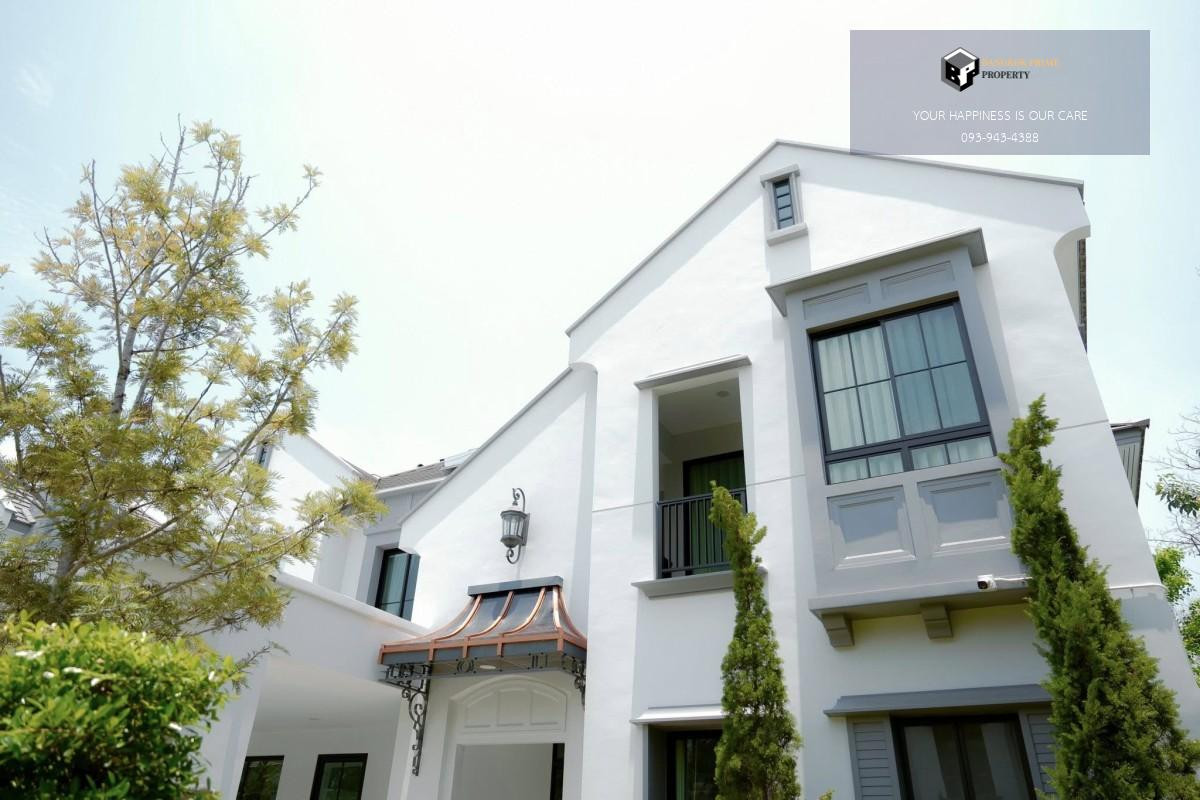 ขายบ้านพัฒนาการ ศรีนครินทร์ : Nantawan Rama9-New Krungthepkreetha 🏡 A Modern French Chateau บ้านเดี่ยวสุดหรู ตกแต่งพร้อมอยู่ 现代法式城堡风格独栋豪宅，全套家具，拎包即可入住 #2025102512515