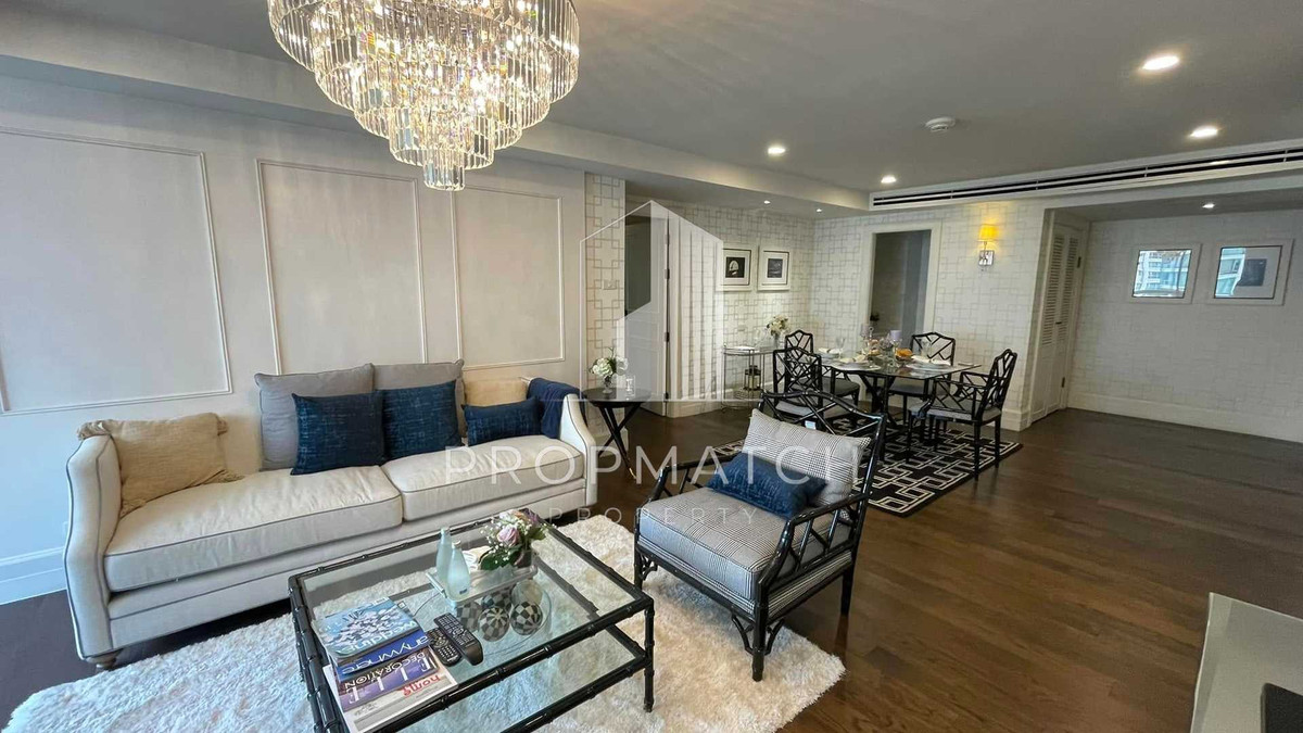 For RentCondoWitthayu, Chidlom, Langsuan, Ploenchit : ✨Flash Deal ✨Somkid Gardens( 2Bed 3Bath 125SQM.) Fully furnished, ready to move in!! Only 85,000 baht per month Tel.0981315848 @propmatch