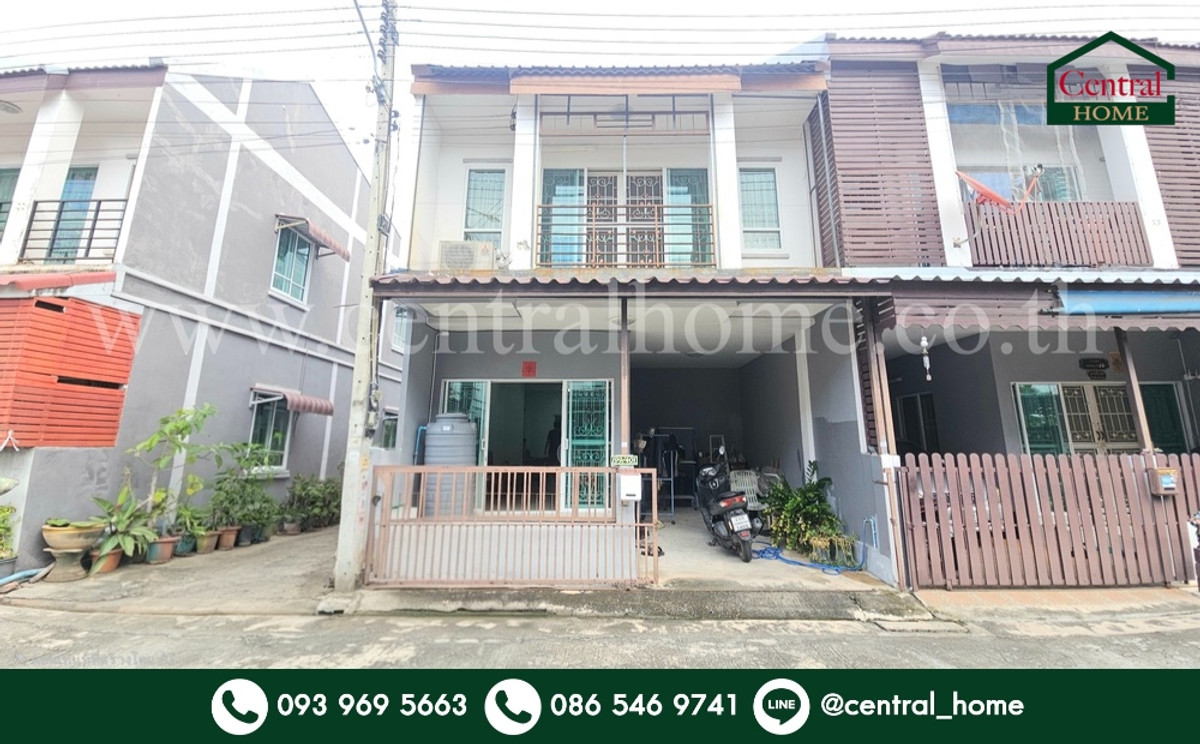 For SaleHouseMahachai Samut Sakhon : Townhouse Nattaya My Home, Krathum Baen, Samut Sakhon, has been extended.