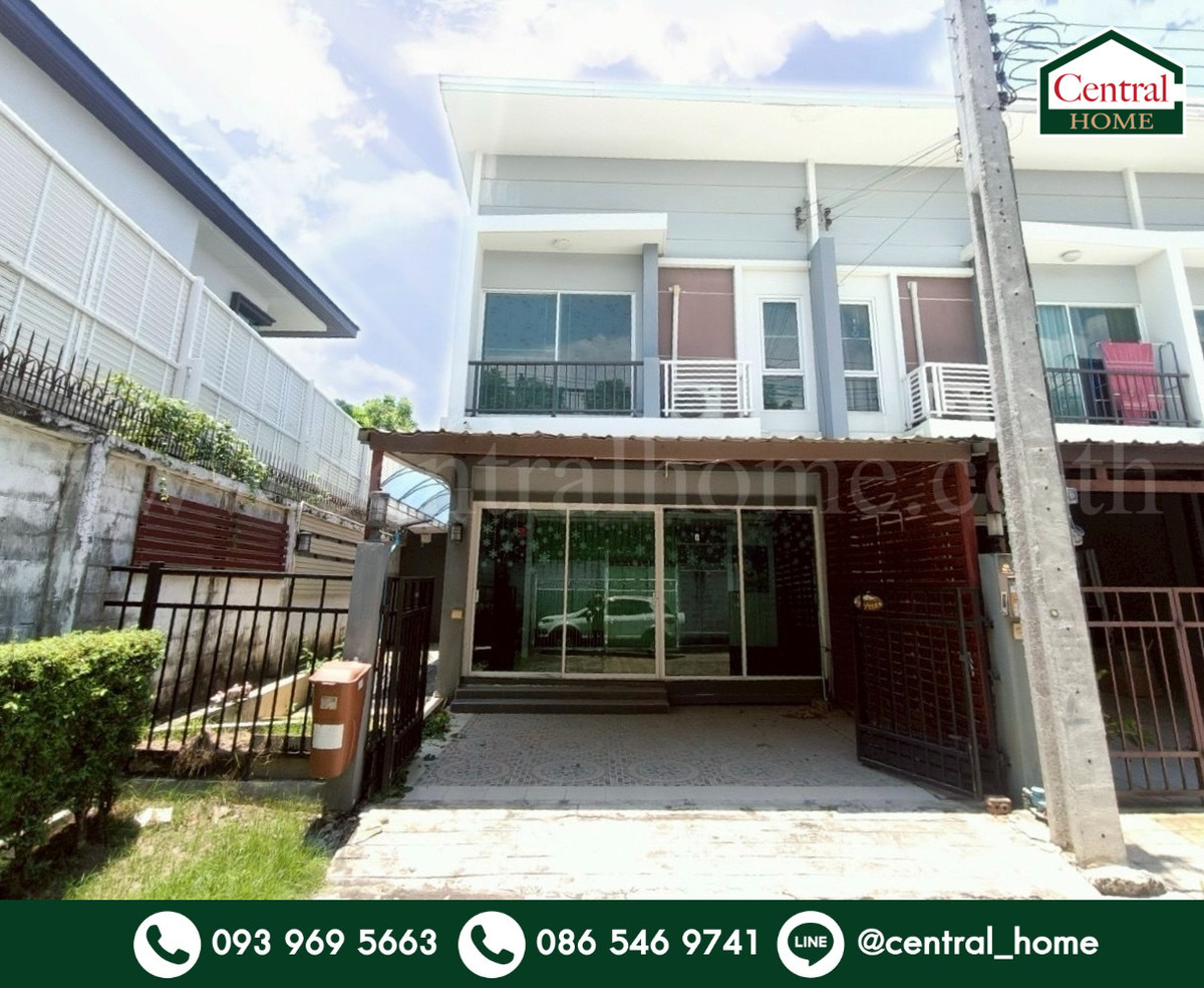 For SaleTownhomeSamut Prakan,Samrong : Townhome Supalai Bella Kingkaew - Srinakarin, back corner, ready to move in.