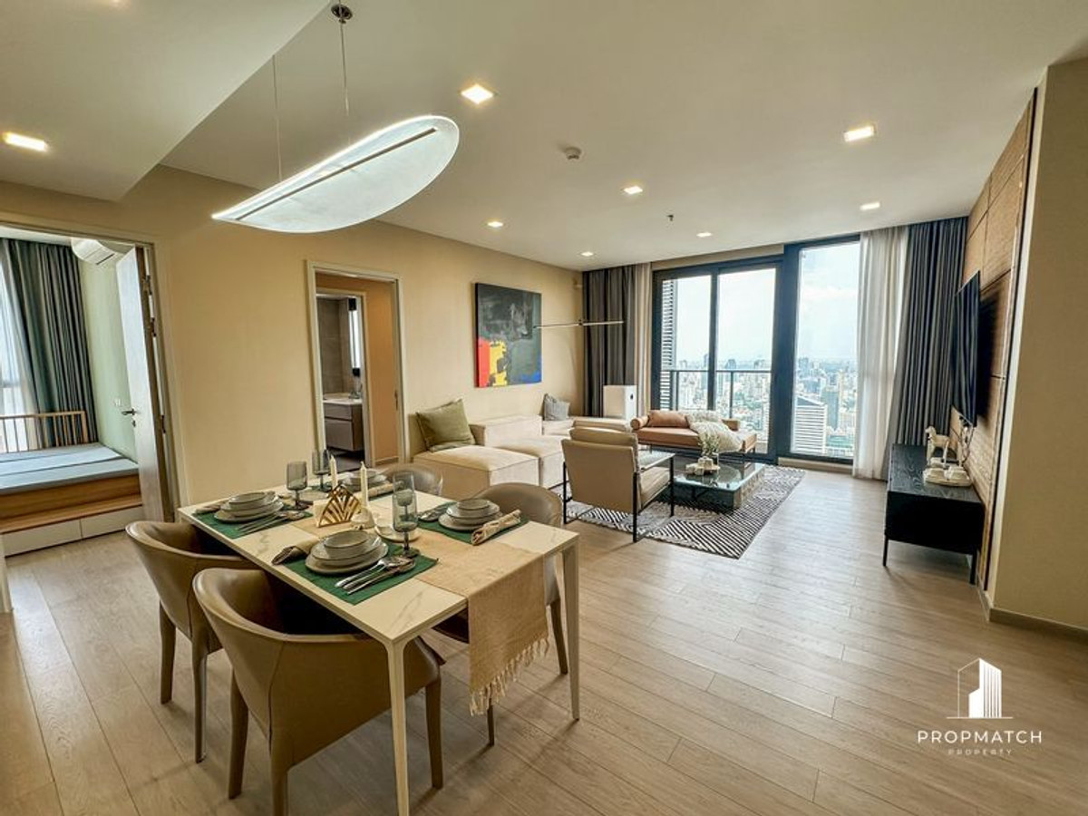 ให้เช่าคอนโดพระราม 9 เพชรบุรีตัดใหม่ RCA : ✨Flash Deal ✨One9Five Asoke - Rama 9( 3Bed 3Bath 108.02SQM.) แต่งครบพร้อมอยู่ !! เพียง 160,000บาทต่อเดือน Tel.0981315848 @propmatch