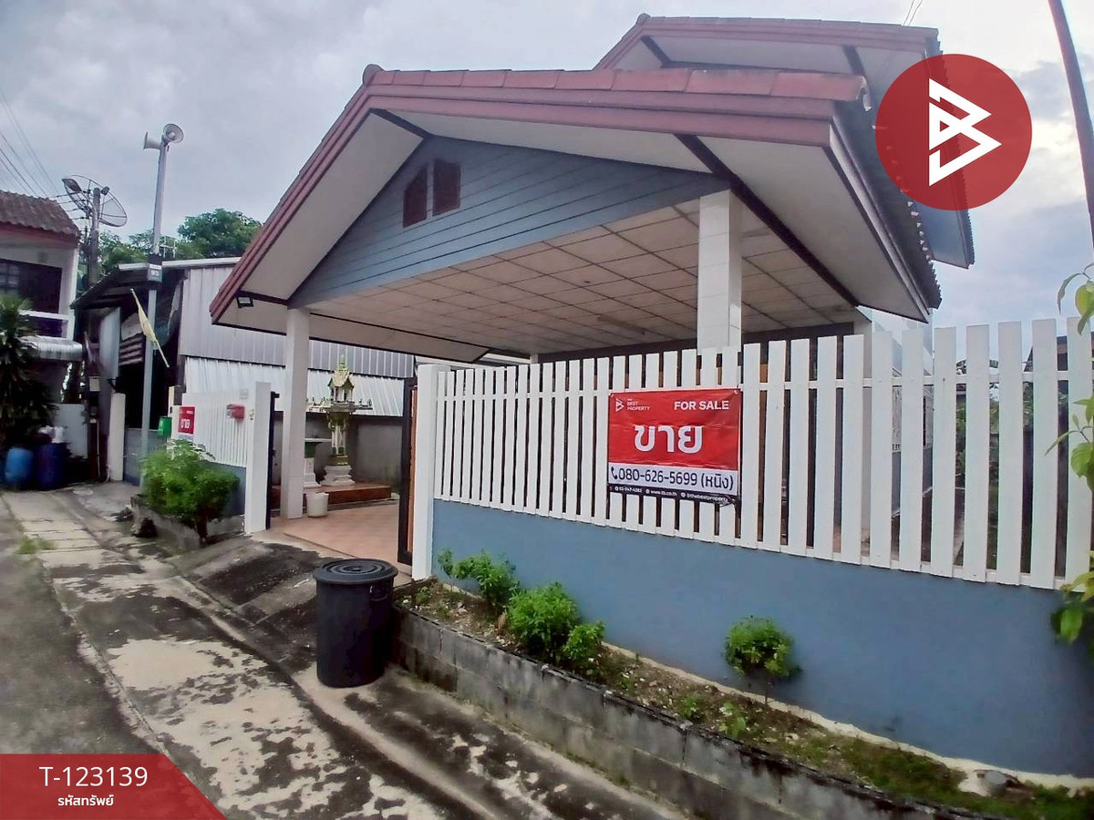 For SaleHouseMahachai Samut Sakhon : 2-story detached house for sale, area 92 square meters, Krathum Baen, Samut Sakhon, good location.