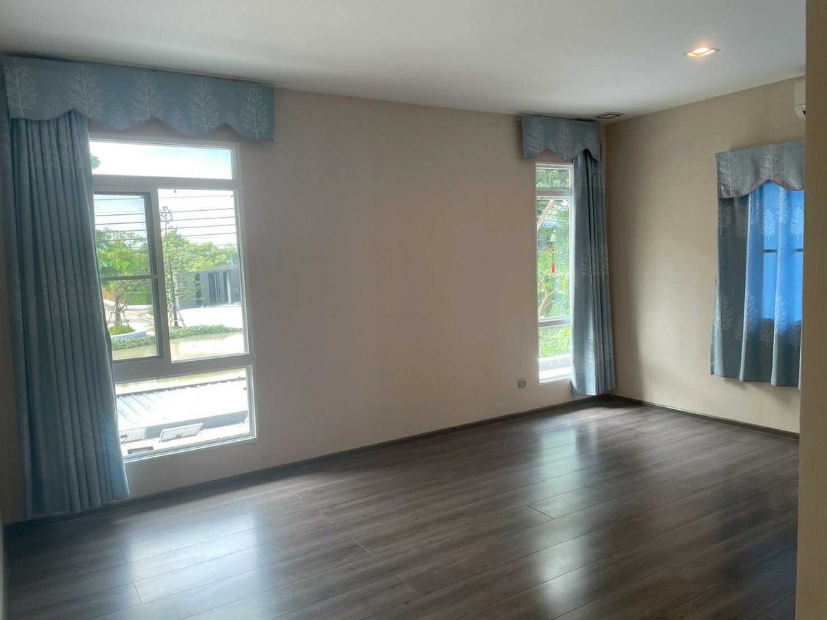 For SaleHouseBangna, Bearing, Lasalle : 122.8 sq m, 4 bedrooms, 5 bathrooms, 2-story detached house, Manthana 2, Bangna Km 7.