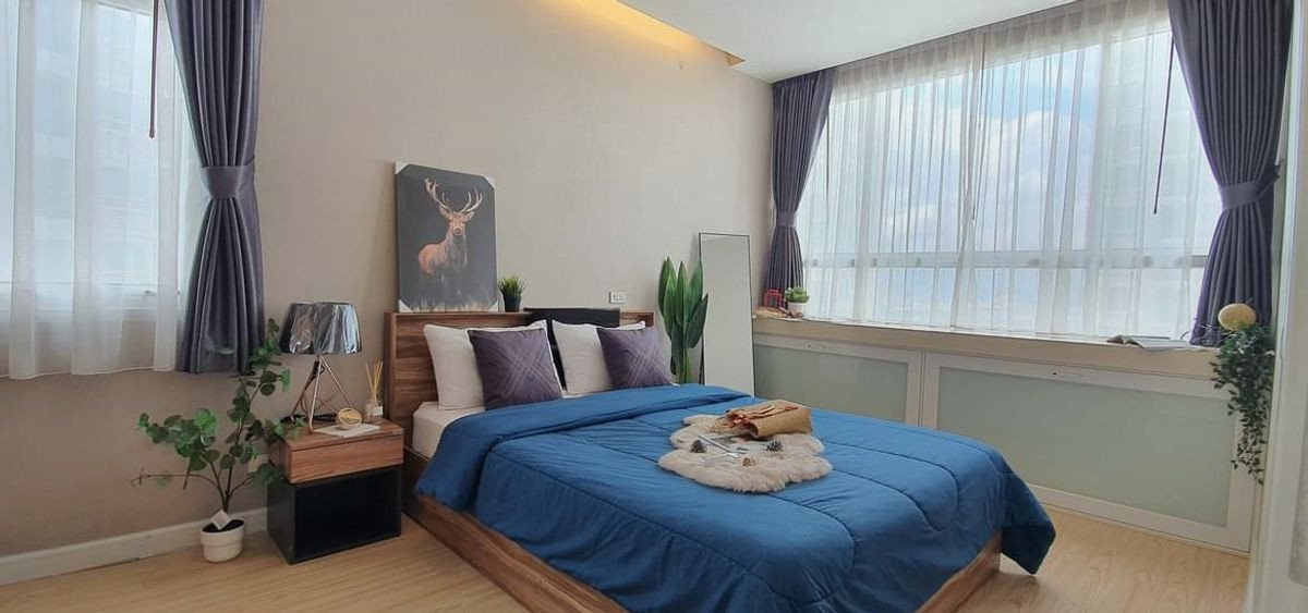 For RentCondoRatchadapisek, Huaikwang, Suttisan : For rent 🔥 T.C. Green 🔥 Fully furnished and equipped, near the MRT Orange Line