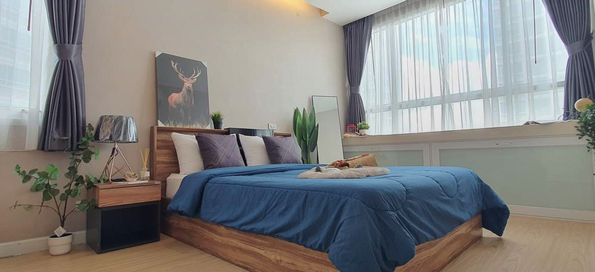 For RentCondoRatchadapisek, Huaikwang, Suttisan : For rent 🔥 T.C. Green 🔥 Fully furnished and equipped, near the MRT Orange Line