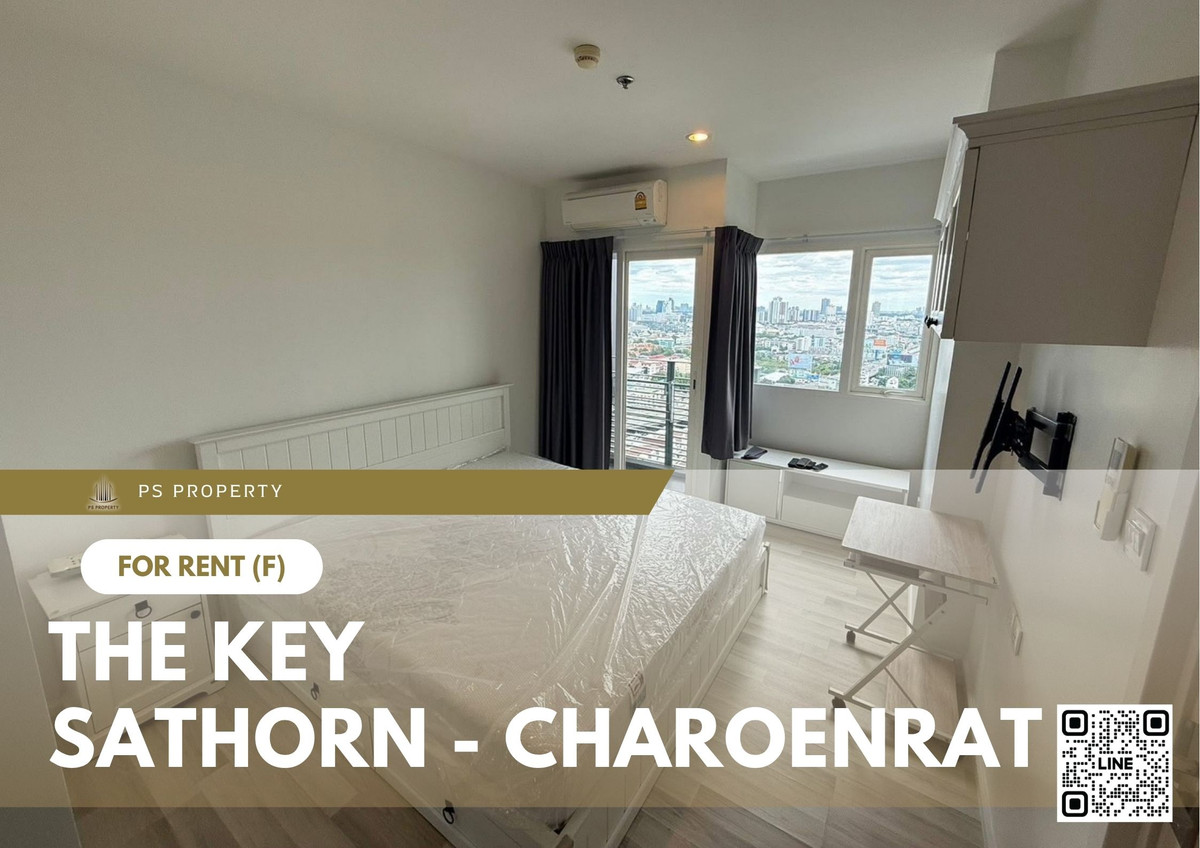 ให้เช่าคอนโดสาทร นราธิวาส : ให้เช่า 📍 The Key Sathorn - Charoenrat 📍 2 ห้องนอน 2 ห้องน้ำ เฟอร์นิเจอร์ และ เครื่องใช้ไฟฟ้าครบ ใกล้ BTS สุรศักดิ์