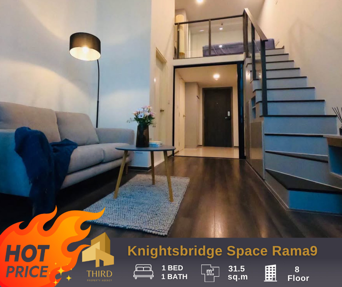 For RentCondoRama9, Petchburi, RCA : For Rent Knightsbridge Sapce Rama9  , Fully furniture and ready to move in  //Ask more info  LineID:@thirdproperty 