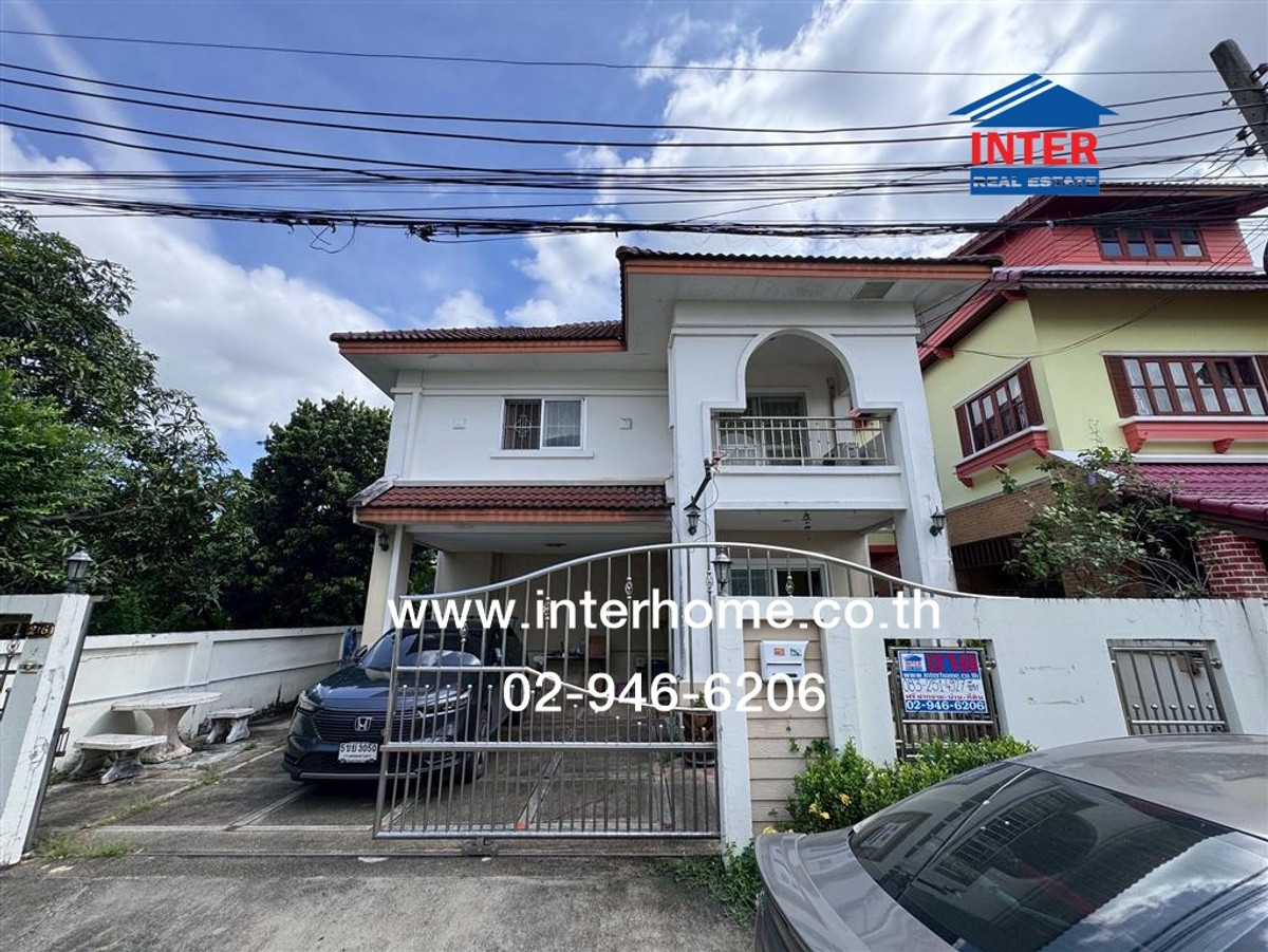 For SaleHouseNawamin, Ramindra : 2-story detached house, 53.2 sq m, Ranee Village 7, Suan Siam Intersection, Soi Suan Siam 24, Intersection 10, Ramintra Road, Seri Thai Road, Khan Na Yao District, Bangkok