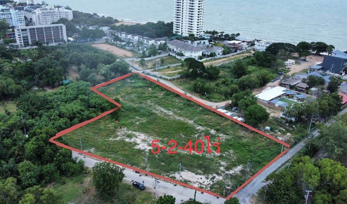 ขายที่ดินพัทยา บางแสน ชลบุรี สัตหีบ : ขายที่ดินติดถนนสุขุมวิทนาจอมเทียน