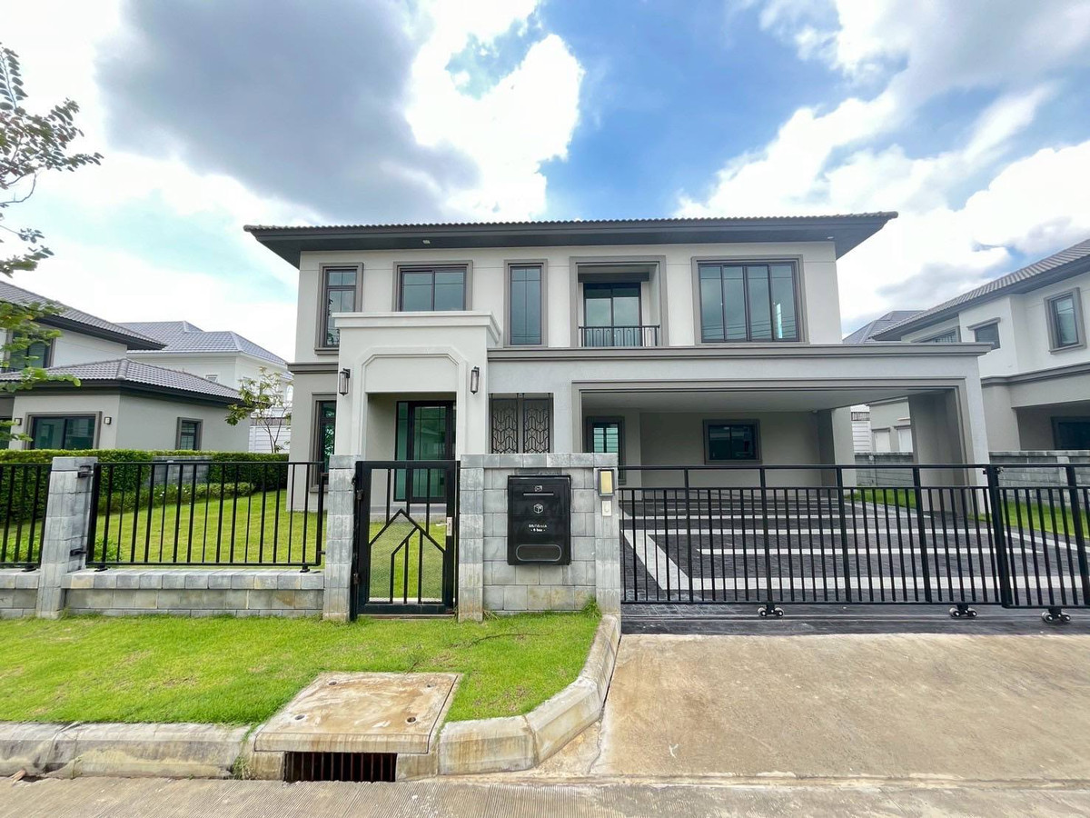 ขายบ้านพุทธมณฑล ศาลายา : vายบ้านเดี่ยว 115 ตรว. 👉บ้านใหม่ มือ1 (โครงการฯขายเอง) ทำเลโครงการฯติดถนนใหญ่ เลียบคลองทวีวัฒนา 📍โครงการ Grand Britania ทวีวัฒนา