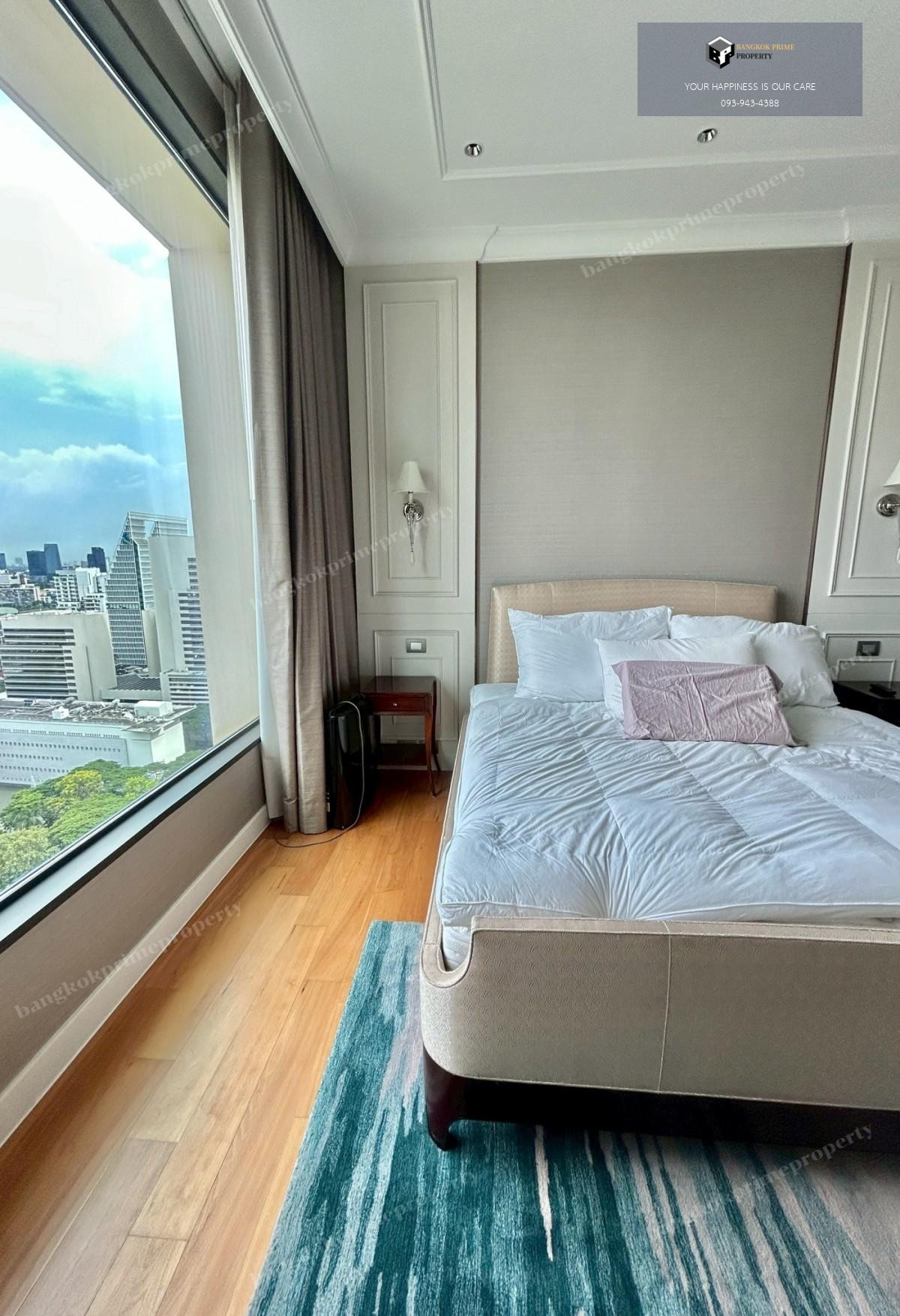 For RentCondoWitthayu, Chidlom, Langsuan, Ploenchit : Sindhorn Residence | Near BTS Chidlom, walk only 600 m. to Lumpini Park. #2025102012454