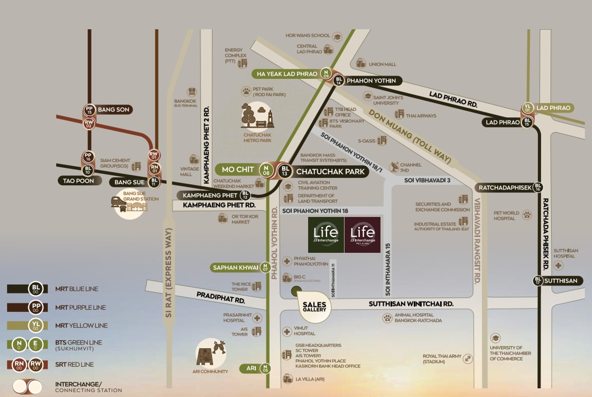 For SaleCondoSapankwai,Jatujak : Pets allowed I Life JJ Interchange Pet Pal