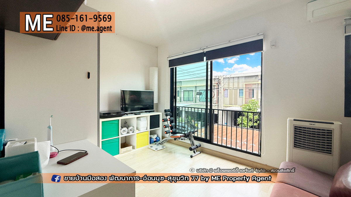 ขายทาวน์โฮมอ่อนนุช อุดมสุข : ขาย ทาวน์เฮ้าส์ 2 ชั้น เดอะ คอนเนค พัฒนาการ 38 พร้อมแอร์ 5 ตัว  ใกล้เอกมัย ทองหล่อ สุขุมวิท โทร 064-954-9619 (TG35-18)