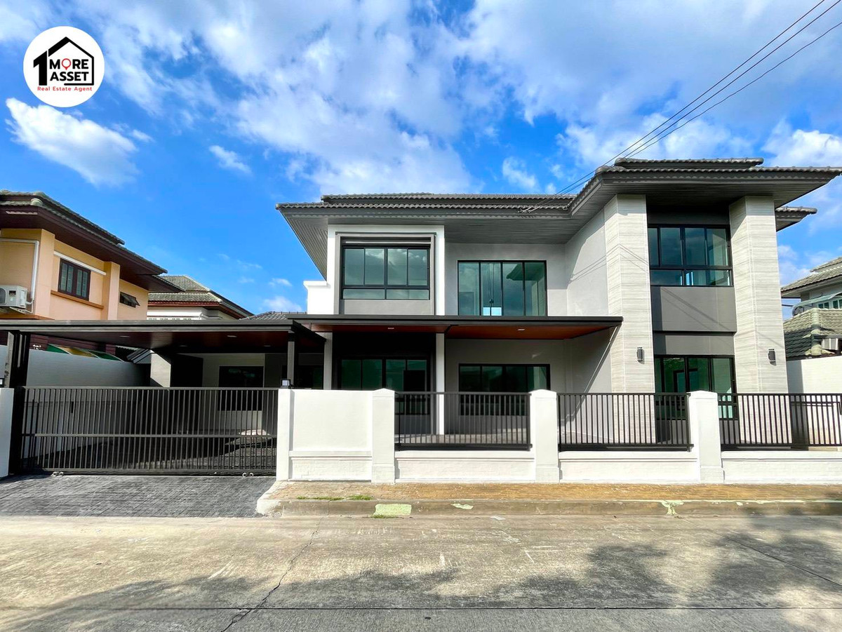 For SaleHouseChaengwatana, Muangthong : Single house for sale Yingruayniwet Prachachuen, large beautiful house, ready to move in, 5 minutes to the BTS, near the expressway, Chaengwattana-Muang Thong location.