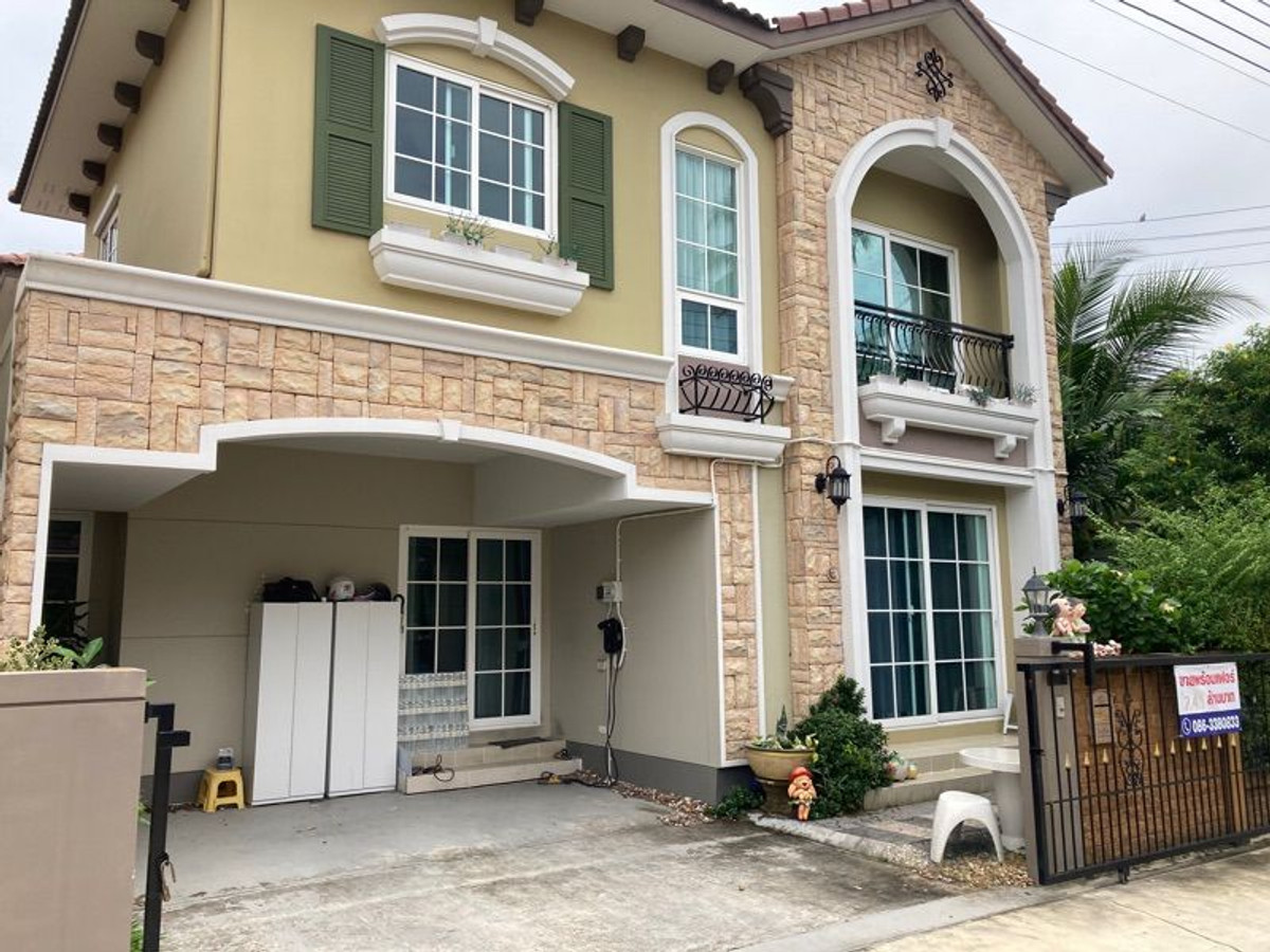 ขายบ้านบางแค เพชรเกษม : (รหัส T238) ขายบ้านโครงการ Golden neo Bangkhae : โกลเด้น นีโอ บางแค แอร์5เครื่อง พร้อมเฟอร์ครบทุกอย่าง