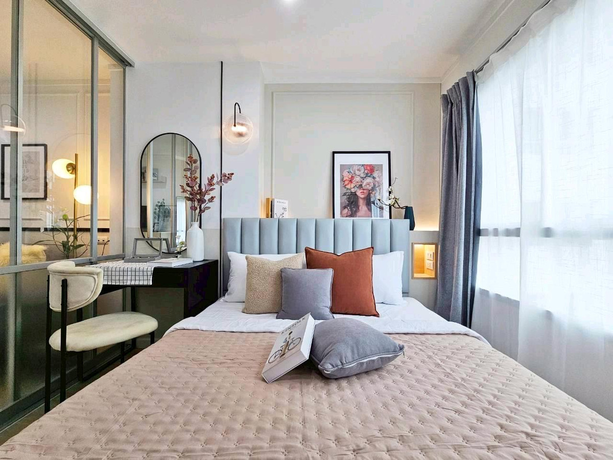 For SaleCondoBangna, Bearing, Lasalle : Let this room be a space of relaxation and happiness ❤️ Cant miss it‼️Near Maga Bangna, size 26