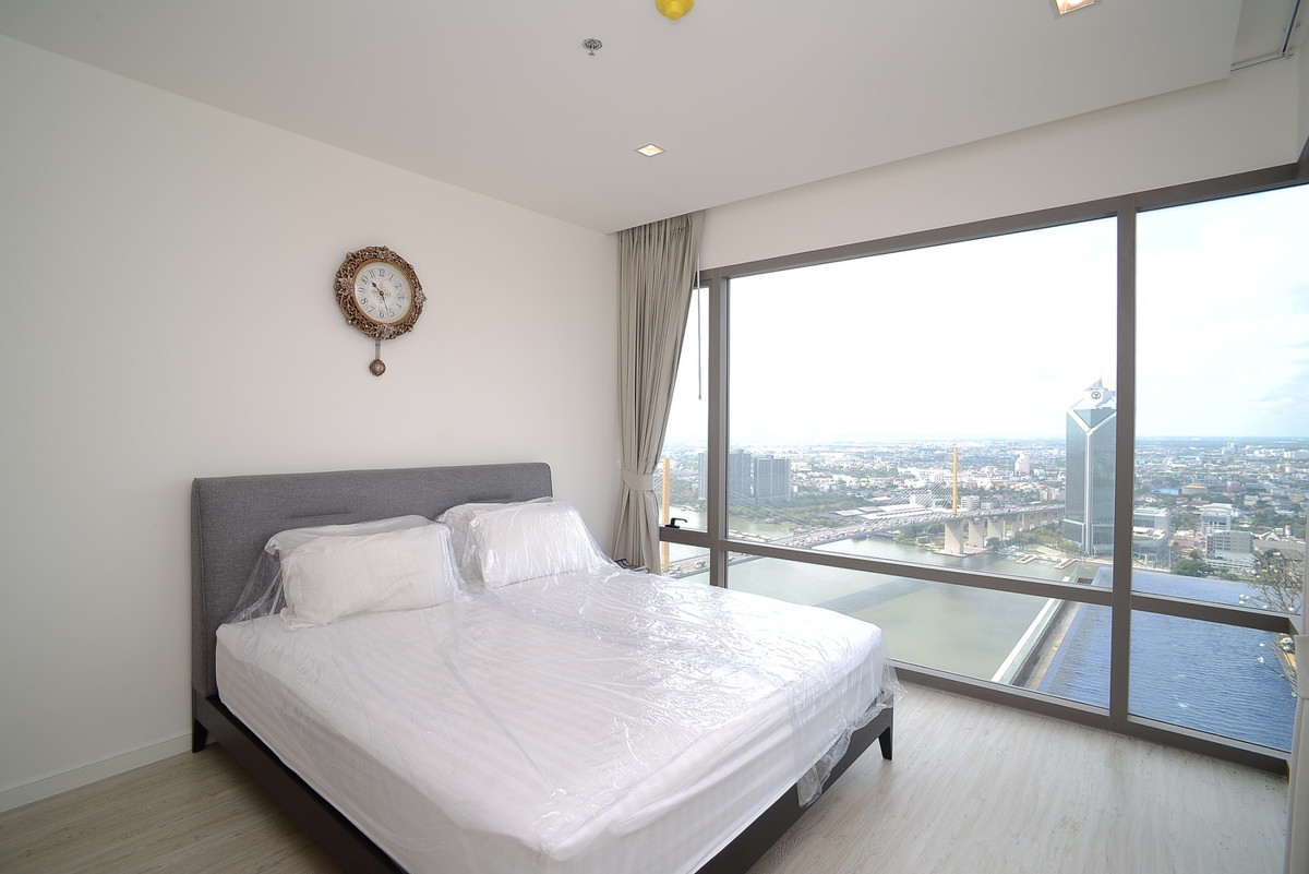 For RentCondoSathorn, Narathiwat : For rent - Starview Rama 3, Chao Phraya River view & Swimming pool 🚆 BRT Rama 9 Bridge / BTS Chong Nonsi 💰 Rent: 48,000 baht/month