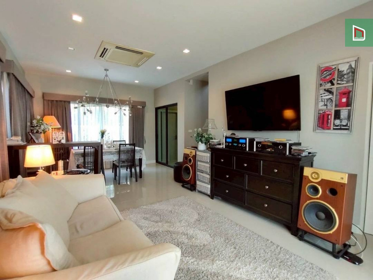 Single house Burasiri Ring-On Nut House beautifully decorated, fully furnished, ready to move in, 3 bedrooms, 3 bathrooms, 66 sq m, 7.9 million, quiet, good society, convenient travel to airport, expressway, motorway. Loading...