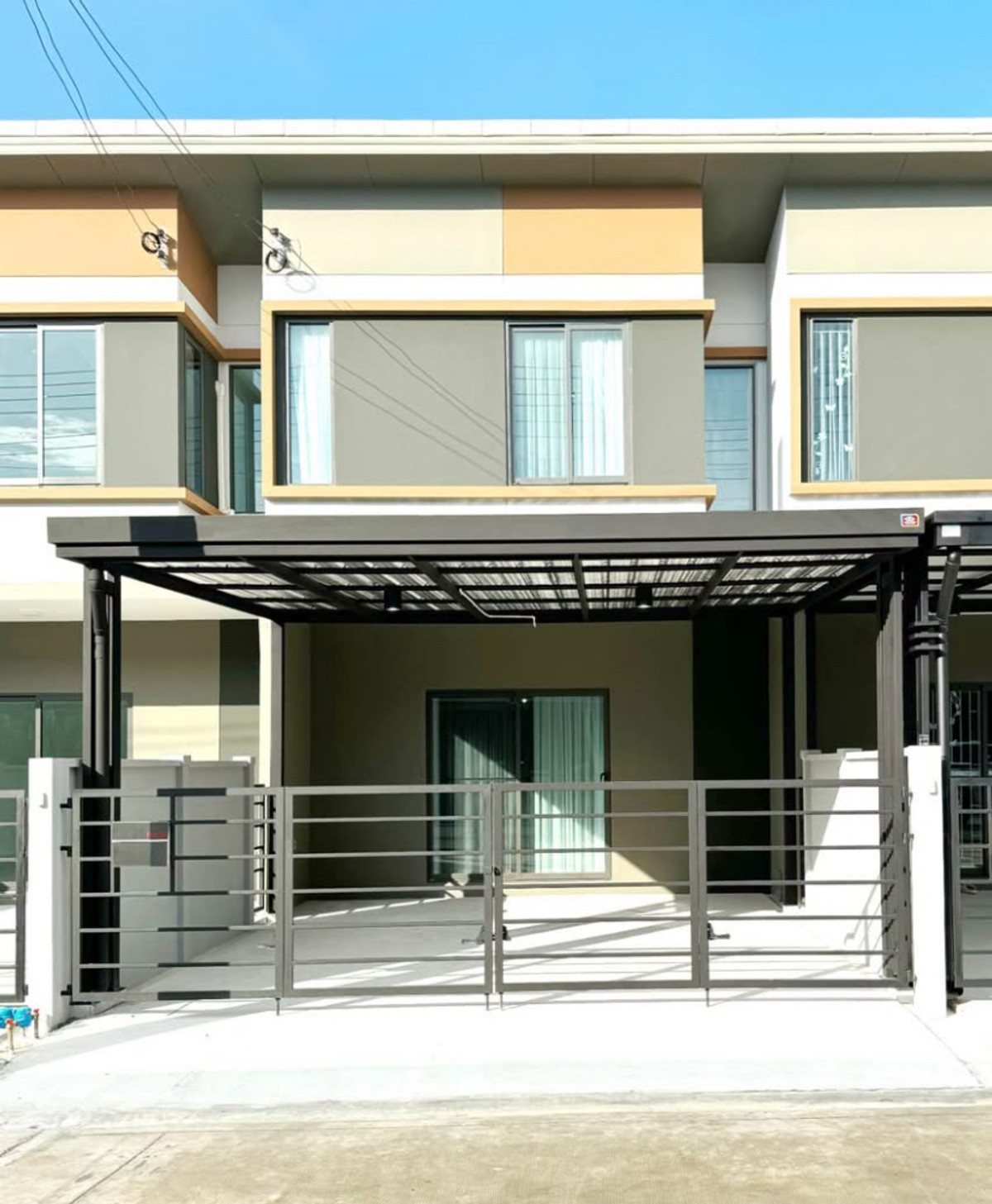 For RentTownhomeNonthaburi, Bang Yai, Bangbuathong : Townhome for rent, Pleno Town, Baan Kluai-Kanchana, fully furnished, near Central Westgate, 10 minutes.