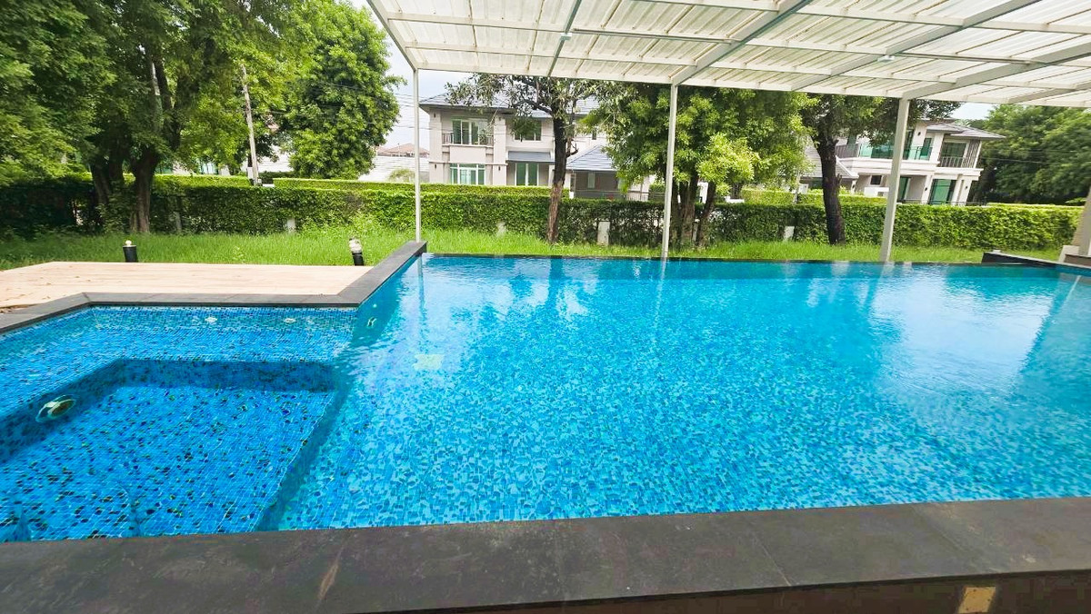 ขายบ้านมหาชัย สมุทรสาคร : ขายบ้านหรูหลังใหญ่สุดในโครงการ Greenery พระราม 2 โดย ณุศาศิริ (Nusasiri) พื้นที่กว่า 1 ไร่